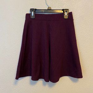 Maroon Skater Skirt